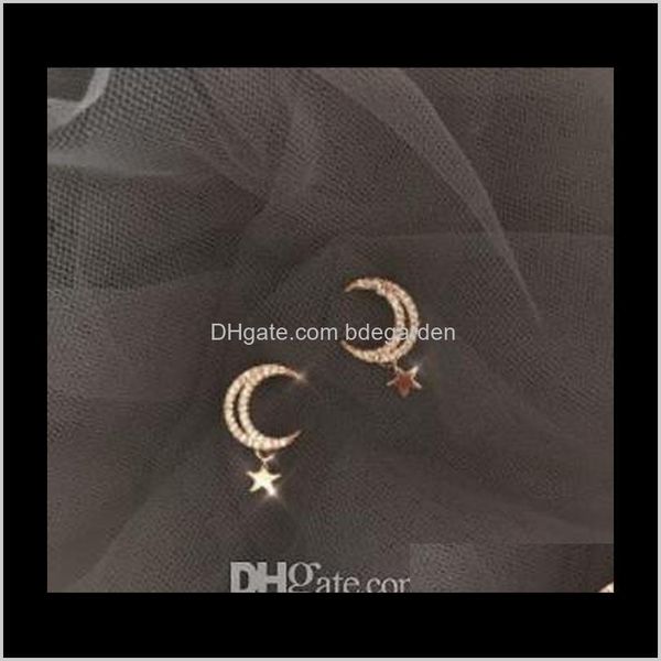 drop delivery 2021 jewelry for women zircon stars moon charm earrings gentle daily earring fashion of um6cr, Golden
drop delivery 2021 jewelry for women zircon stars moon charm earrings gentle daily earring fashion of um6cr, Golden
