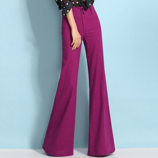 women's pants & capris 2021spring stretch high waist was thin large size fashion flared wide leg ol office professional wear autumn, Black;white
women's pants & capris 2021spring stretch high waist was thin large size fashion flared wide leg ol office professional wear autumn, Black;white