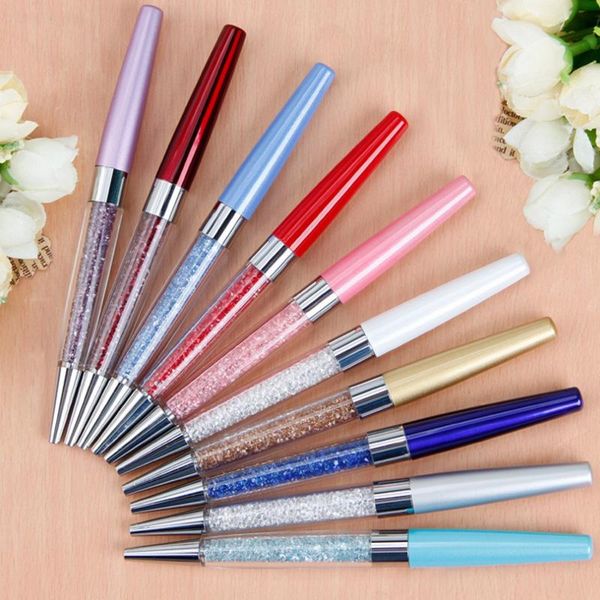 wholesale 10pcs crystal ballpoint pens black ink metal pen as luxury gift for stationery business office school supplies, Blue;orange
wholesale 10pcs crystal ballpoint pens black ink metal pen as luxury gift for stationery business office school supplies, Blue;orange