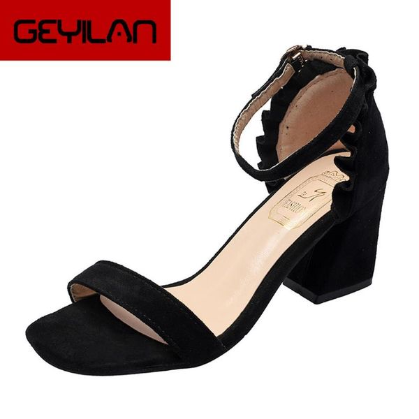 ankle strap heels women sandals open toe chunky high party dress ladies shoes outside, Black
ankle strap heels women sandals open toe chunky high party dress ladies shoes outside, Black