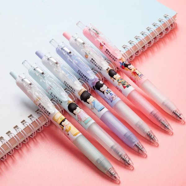 6pcs pen set gel pens kawaii cartoon couple villain office accessories cute novelty writing stationary
6pcs pen set gel pens kawaii cartoon couple villain office accessories cute novelty writing stationary
