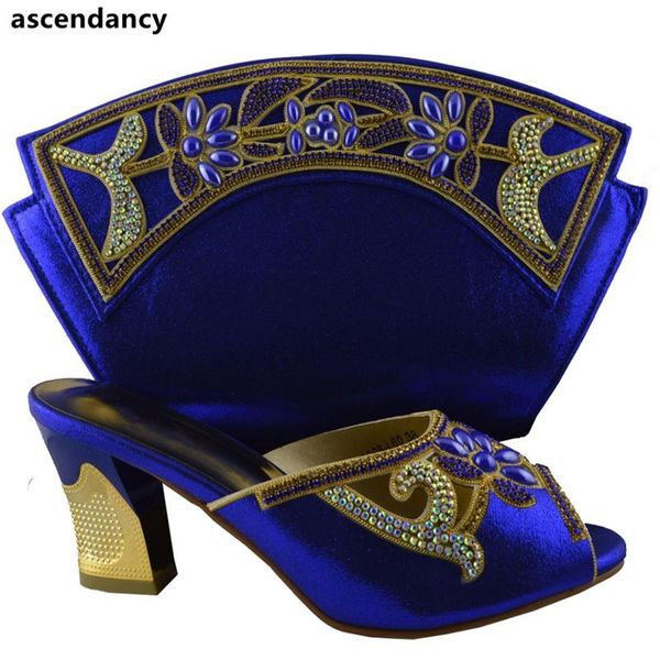 royal blue italian shoes with matching bag set african and to match for parties nigerian women wedding dress, Black
royal blue italian shoes with matching bag set african and to match for parties nigerian women wedding dress, Black