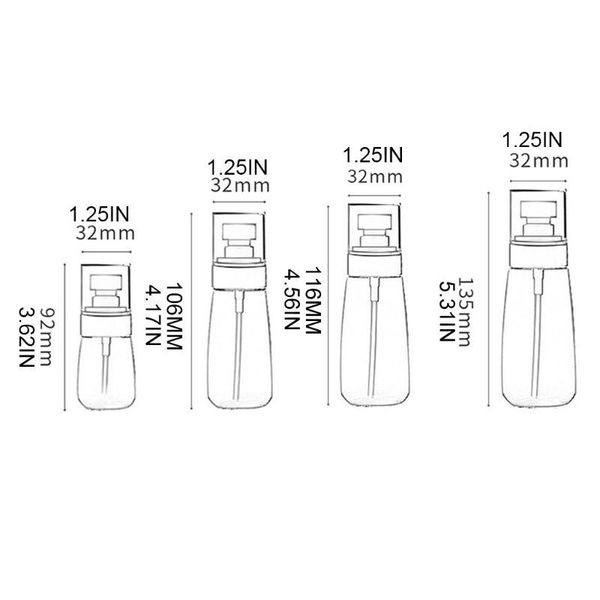 storage bottles & jars transparent empty spray 30ml/60ml/80ml/100ml mini refillable container 896d
storage bottles & jars transparent empty spray 30ml/60ml/80ml/100ml mini refillable container 896d
