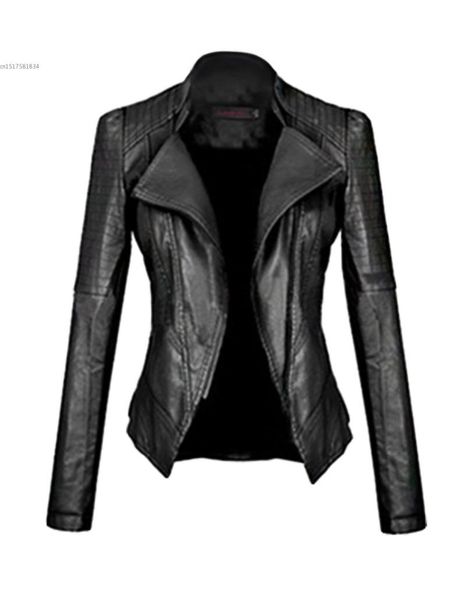 women's jackets women fashion long sleeve slim fitted zip-up faux leather biker jacket, Black;brown
women's jackets women fashion long sleeve slim fitted zip-up faux leather biker jacket, Black;brown