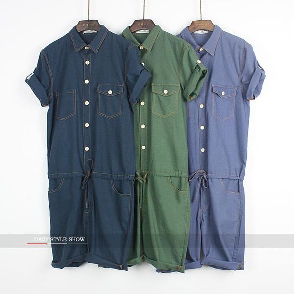 men's pants 2021 men the conjoined pair of jeans male casual jumpsuit print one piece short-sleeve tooling bodysuit set, Black
men's pants 2021 men the conjoined pair of jeans male casual jumpsuit print one piece short-sleeve tooling bodysuit set, Black