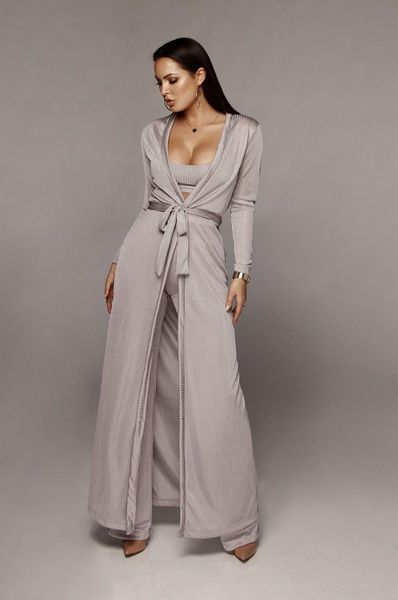 women's two piece pants zoulv 2021 loose wide leg tube 3 set for female women 's suits bandage lace up long sleeve cardigan coat, White
women's two piece pants zoulv 2021 loose wide leg tube 3 set for female women 's suits bandage lace up long sleeve cardigan coat, White