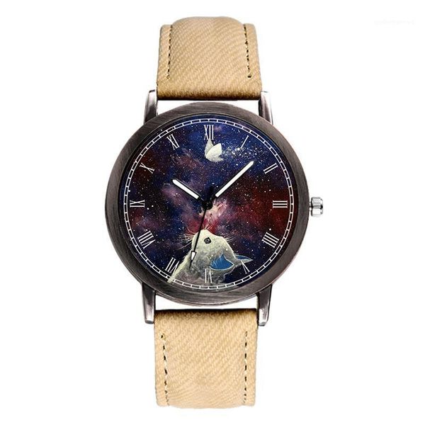 obawa 2021 fashion couple lovers watches cute cat dial denim strap quartz clock wristwatches women watch, Slivery;brown
obawa 2021 fashion couple lovers watches cute cat dial denim strap quartz clock wristwatches women watch, Slivery;brown