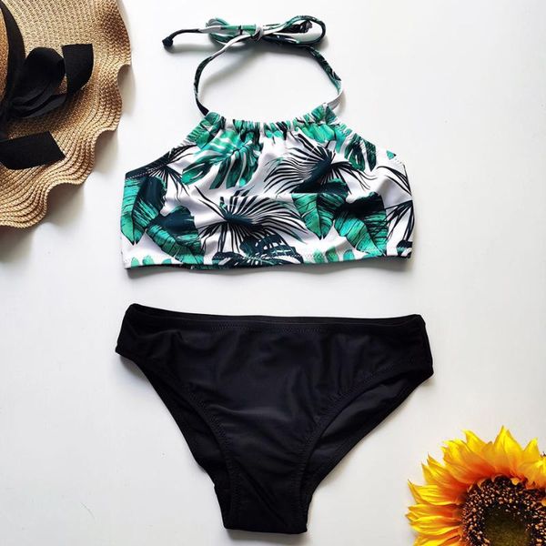 one-piece suits girl swimwear swimsuit kids high neck teenage bikini set tropical plant bathing suit 2 piece children's 2021
one-piece suits girl swimwear swimsuit kids high neck teenage bikini set tropical plant bathing suit 2 piece children's 2021
