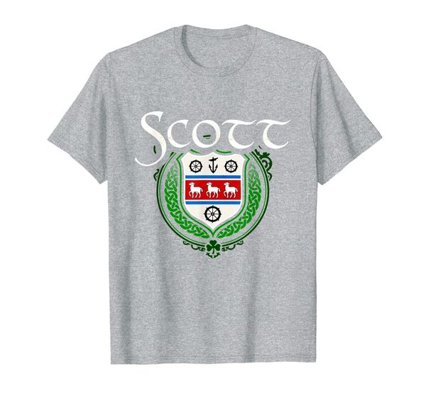 scott surname irish last name scott family crest t-shirt, White;black
scott surname irish last name scott family crest t-shirt, White;black