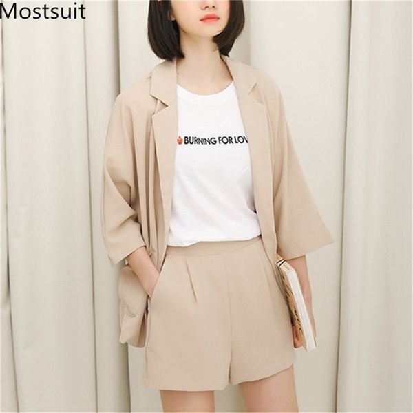 summer korean fashion two piece sets women blazer + elastic waist shorts suits outfits casual office female 2 pcs 210513, White
summer korean fashion two piece sets women blazer + elastic waist shorts suits outfits casual office female 2 pcs 210513, White
