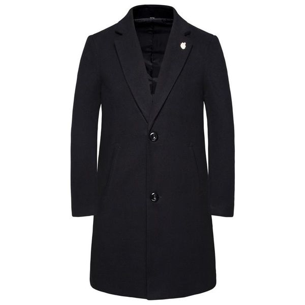 men's wool & blends autumn and winter woolen coat warm thick long coat/business black high-quality blended
men's wool & blends autumn and winter woolen coat warm thick long coat/business black high-quality blended