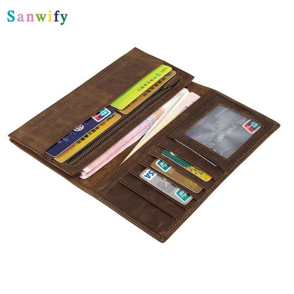 wallets fashion vintage men women long purse wallet crazy horse female, Red;black
wallets fashion vintage men women long purse wallet crazy horse female, Red;black