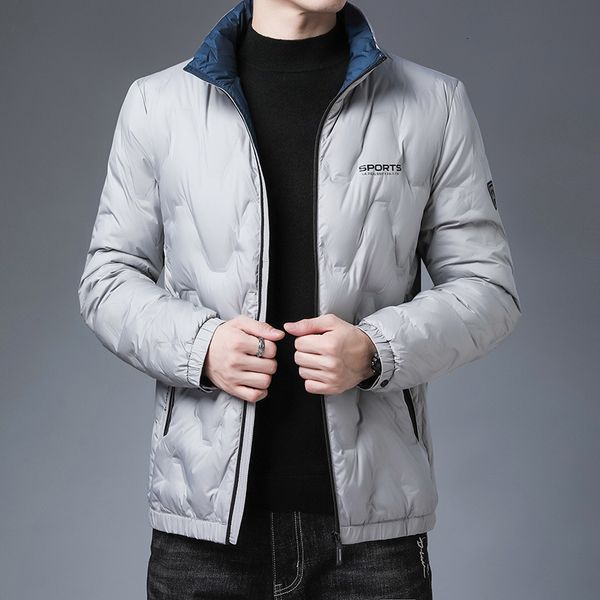 down jacket winter men's long sleeve zipper solid color fit youth leisure warm, Black
down jacket winter men's long sleeve zipper solid color fit youth leisure warm, Black