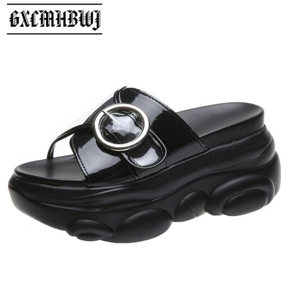 summer outdoor wedge women sandals candy colors transparent buckle high heel platform casual slippers shoes for woman, Black
summer outdoor wedge women sandals candy colors transparent buckle high heel platform casual slippers shoes for woman, Black