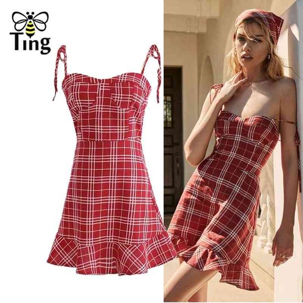 vintage plaid strap tie up mini dress fitted waist ruffles hem short return self casual girl vestidos 210513, Black;gray
vintage plaid strap tie up mini dress fitted waist ruffles hem short return self casual girl vestidos 210513, Black;gray