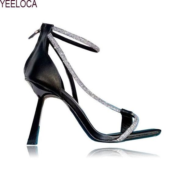 dress shoes womens high heels sandals with diamond casual summer 2021 female women's heeled sandal heel 8.5 cm quality, Black
dress shoes womens high heels sandals with diamond casual summer 2021 female women's heeled sandal heel 8.5 cm quality, Black