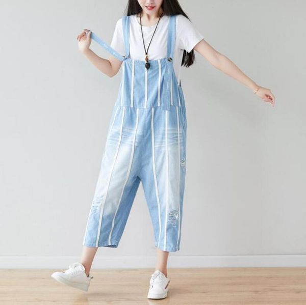 gym clothing women denim jumpsuit overalls pant long trouser jeans romper striped jumpsuits, White;black
gym clothing women denim jumpsuit overalls pant long trouser jeans romper striped jumpsuits, White;black