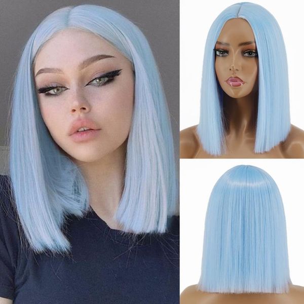 synthetic wigs short straight pink blue blonde orange red wig no bangs for womon halloween cosplay heat resistant fiber lolita party, Black
synthetic wigs short straight pink blue blonde orange red wig no bangs for womon halloween cosplay heat resistant fiber lolita party, Black