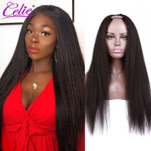 part wig kinky straight middle/left/right side glueless human hair wigs celie 2x4 u hair1, Black;brown
part wig kinky straight middle/left/right side glueless human hair wigs celie 2x4 u hair1, Black;brown