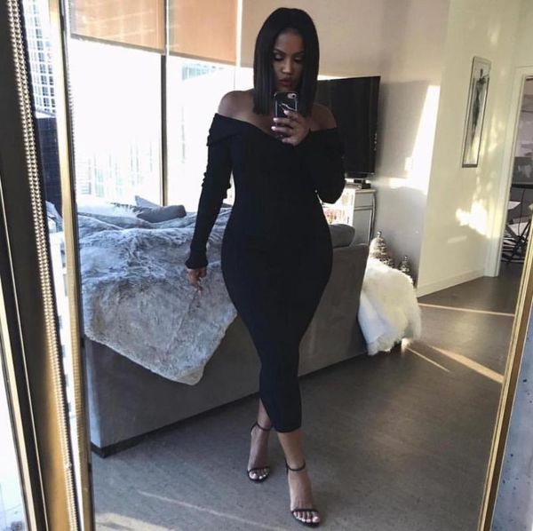 casual dresses 2021 women black khaki slash neck long sleeve vestidos celebrity evening party bodycon bandage, Black;gray
casual dresses 2021 women black khaki slash neck long sleeve vestidos celebrity evening party bodycon bandage, Black;gray