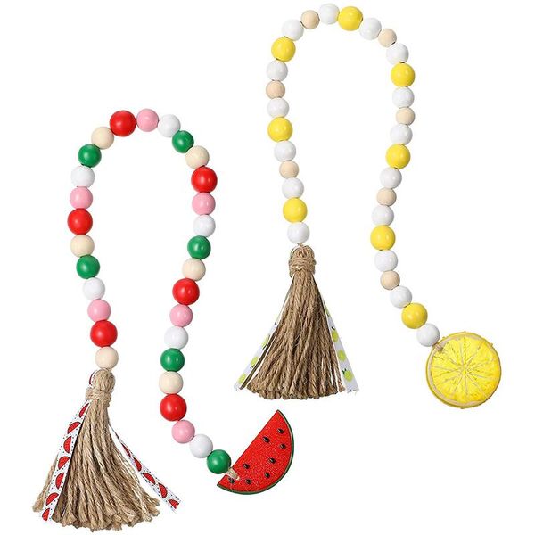 pcs fruit wood beaded garland with rustic tassels, watermelon farmhouse beads colorful jute tassels decorative flowers & wreaths
pcs fruit wood beaded garland with rustic tassels, watermelon farmhouse beads colorful jute tassels decorative flowers & wreaths