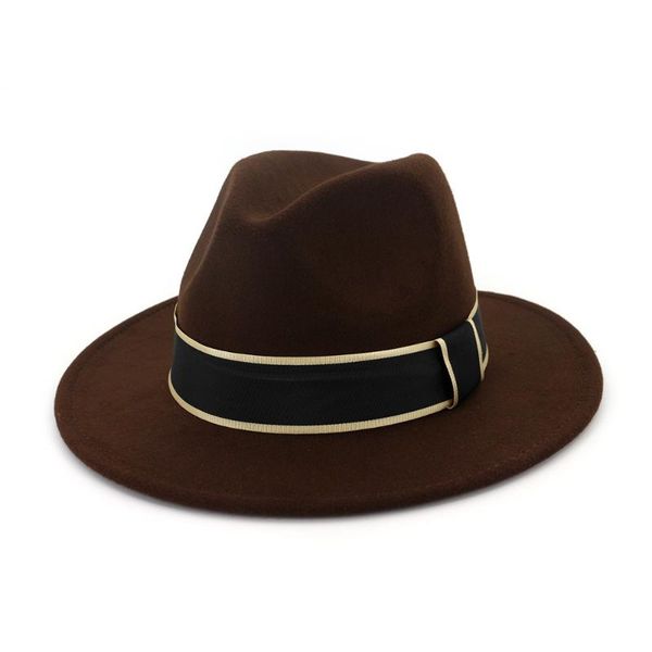 wide brim hats autumn fedoras female hat for women men gentleman jazz cap big edge wool fedora elegant lady floppy cloche caps, Blue;gray
wide brim hats autumn fedoras female hat for women men gentleman jazz cap big edge wool fedora elegant lady floppy cloche caps, Blue;gray