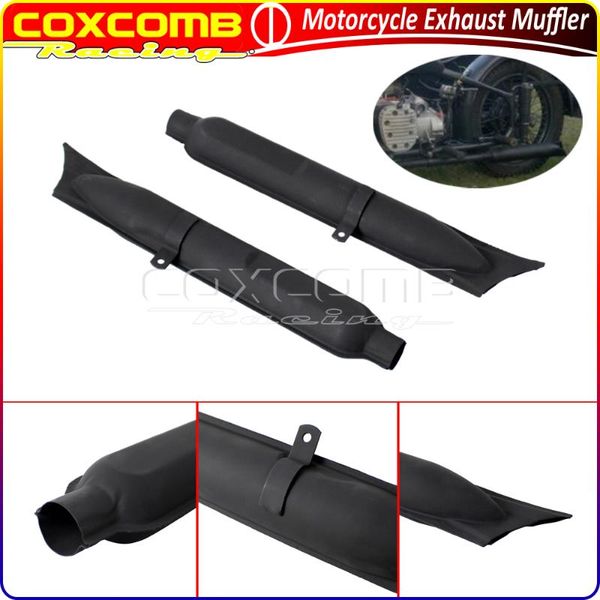 motorcycle exhaust system 1pair black fish tail muffler pipe 24hp 32hp engine part case for k750 m1 m72 r71 r12 cj dnepr mt12
motorcycle exhaust system 1pair black fish tail muffler pipe 24hp 32hp engine part case for k750 m1 m72 r71 r12 cj dnepr mt12