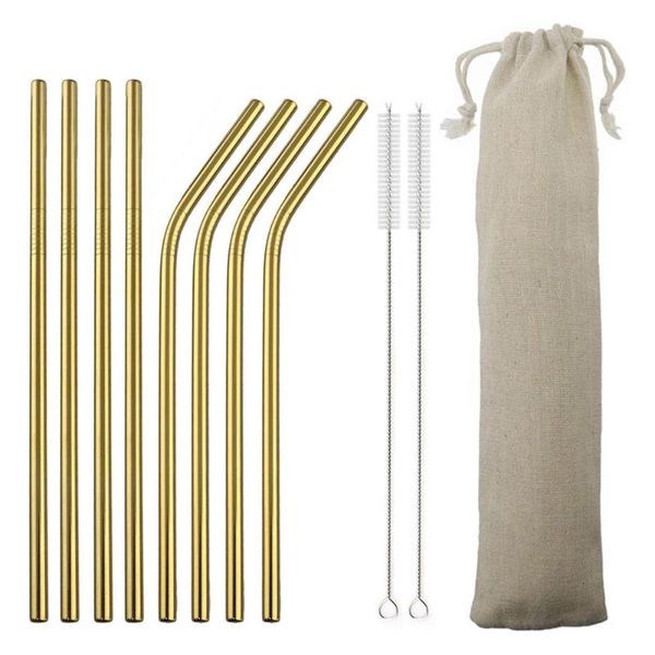 drinking straws 10set reusable straw 18/10 stainless steel colorful mteal set with brush bar party accessory
drinking straws 10set reusable straw 18/10 stainless steel colorful mteal set with brush bar party accessory
