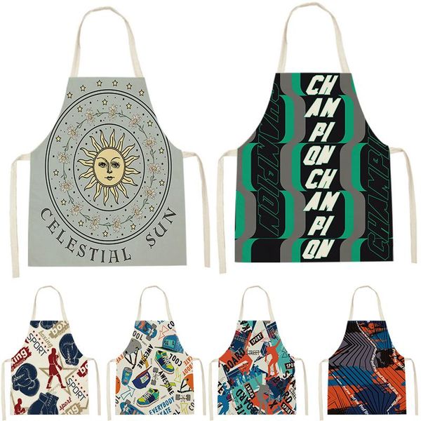 aprons trend irregular pattern printed apron linen sleeveless children home men and women kitchen cleaning tools
aprons trend irregular pattern printed apron linen sleeveless children home men and women kitchen cleaning tools