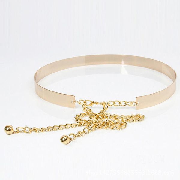 belts women punk full metal mirror skinny waist belt 2021 metallic gold plate 3cm wide chains lady ceinture sashes for dresses rt56, Black;brown
belts women punk full metal mirror skinny waist belt 2021 metallic gold plate 3cm wide chains lady ceinture sashes for dresses rt56, Black;brown
