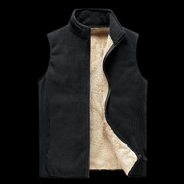 men's vests lamb fluffy vest winter cotton sports plush large middle-aged and elderly dad leisure mens jacket, Black;white
men's vests lamb fluffy vest winter cotton sports plush large middle-aged and elderly dad leisure mens jacket, Black;white