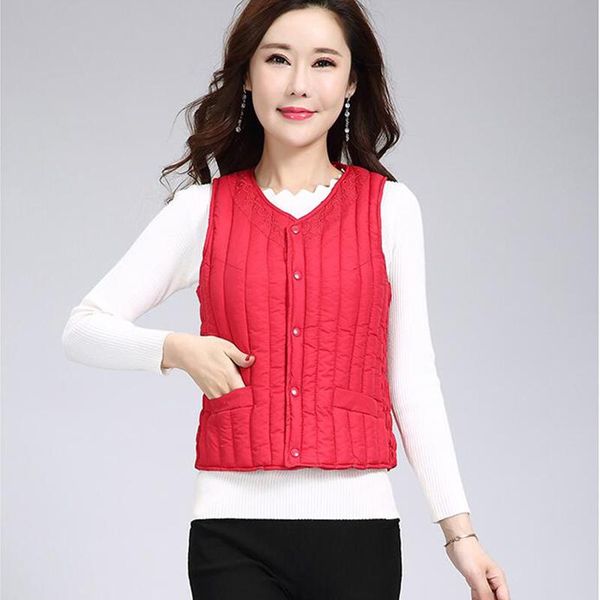 women's vests plus size jacket autumn winter products middle-aged & down cotton vest slim mother's coat ladies lightweight woman t, Black;white
women's vests plus size jacket autumn winter products middle-aged & down cotton vest slim mother's coat ladies lightweight woman t, Black;white