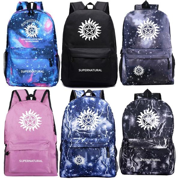 mochila supernatural backpack for women men travel knapsack boys girls schoolbags fashion lapbagpack rucksack teens book bag
mochila supernatural backpack for women men travel knapsack boys girls schoolbags fashion lapbagpack rucksack teens book bag