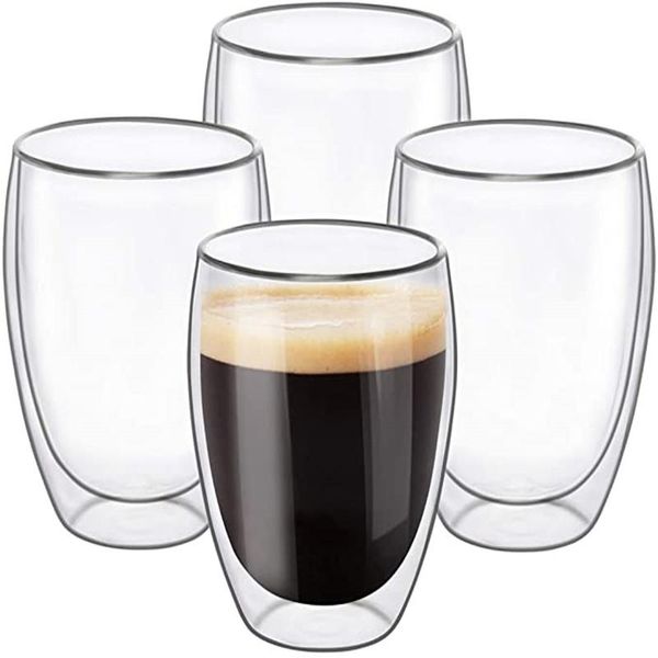 wine glasses 2pcs double wall cup espresso coffee mug heat-resistant s beer glass drink tea cappuccino cups transparent drinkware
wine glasses 2pcs double wall cup espresso coffee mug heat-resistant s beer glass drink tea cappuccino cups transparent drinkware