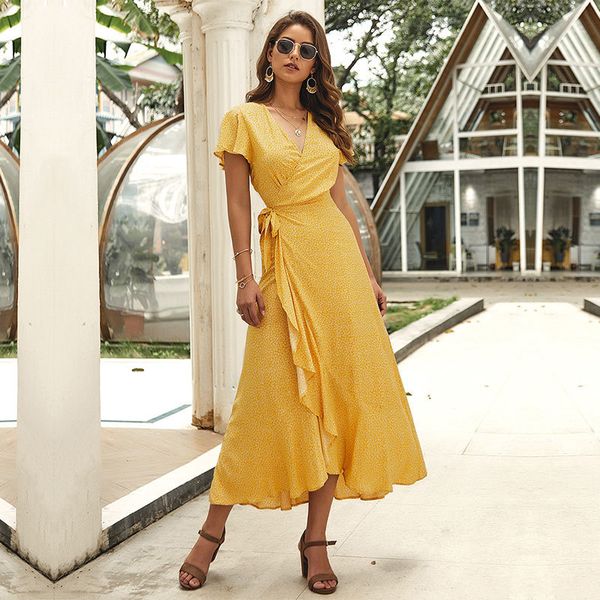 autumn wintercasual butterfly dot print women ruffles short sleeve v-neck long dress female 2020 new, Black;gray
autumn wintercasual butterfly dot print women ruffles short sleeve v-neck long dress female 2020 new, Black;gray