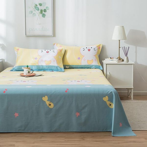 sheets & sets 1pc 100% cotton flat sheet for children adults single double bed cartoon bedsheets (no case) xf707-43
sheets & sets 1pc 100% cotton flat sheet for children adults single double bed cartoon bedsheets (no case) xf707-43