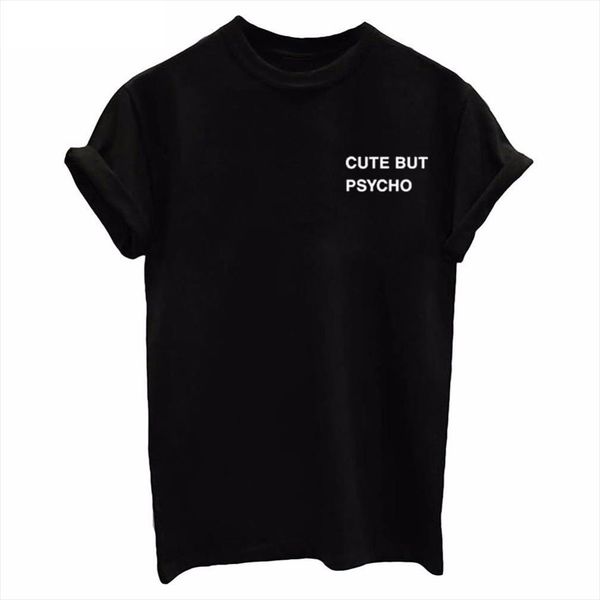 cute but psycho letter mens print men short sleeve o neck loose ladies fashion tee clothes mujer, White;black
cute but psycho letter mens print men short sleeve o neck loose ladies fashion tee clothes mujer, White;black