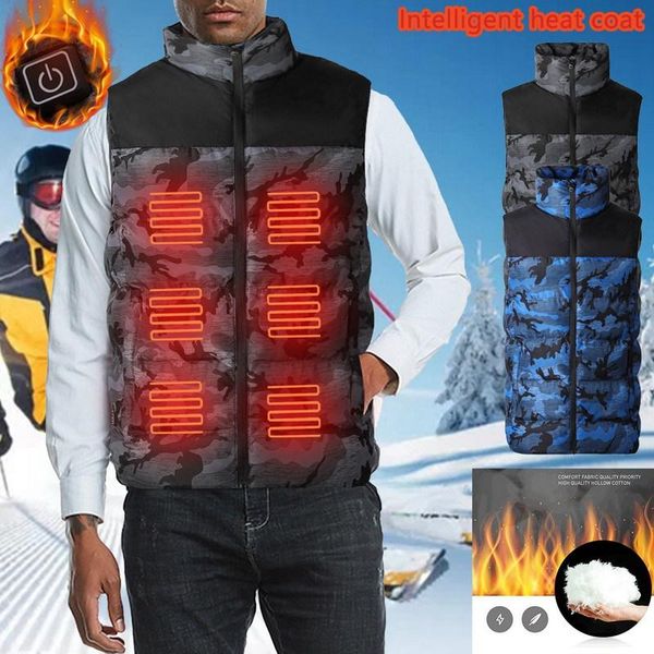 men's vests laamei winter heated vest washable usb charging heating warm jacket outdoor camouflage camping hiking hunting, Black;white
men's vests laamei winter heated vest washable usb charging heating warm jacket outdoor camouflage camping hiking hunting, Black;white