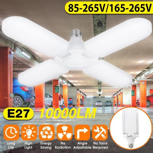 bulbs 10000lm 75w e27 bright led garage light deformable ceiling fixture workshop lamp 180-360 degrees angle adjustable
bulbs 10000lm 75w e27 bright led garage light deformable ceiling fixture workshop lamp 180-360 degrees angle adjustable