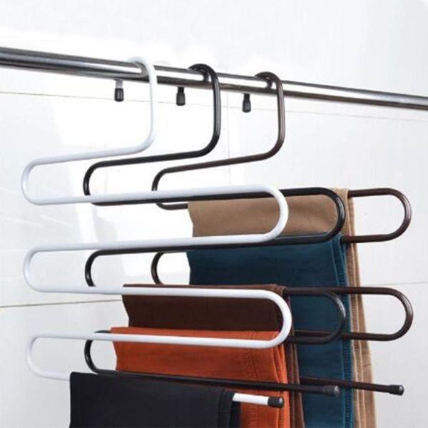 hangers & racks multi-purpose pants 5 layers stainless steel clothes storage pant rack closet space saver for trousers jeans tow
hangers & racks multi-purpose pants 5 layers stainless steel clothes storage pant rack closet space saver for trousers jeans tow
