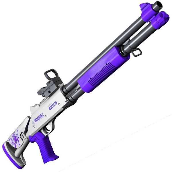 4535luochen shell throwing xm1014 laifu smanual bolt can launch eat chicken children's toy gun