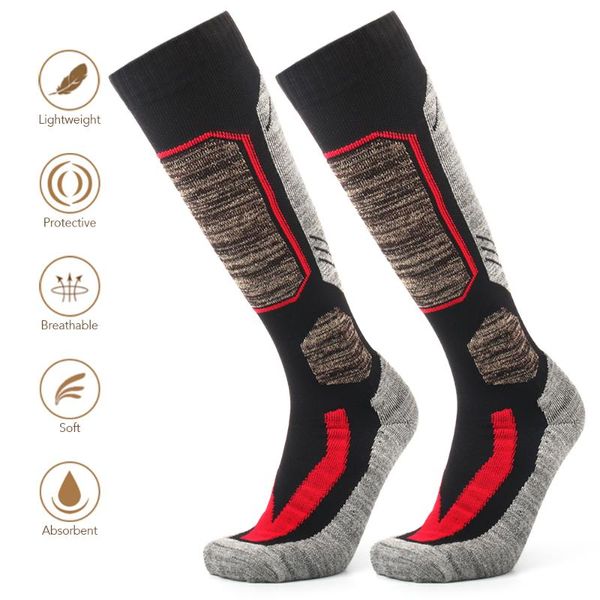 sports socks adults skiing thermal cotton snowboard high performance winter cycling for soccer football basketball, Black
sports socks adults skiing thermal cotton snowboard high performance winter cycling for soccer football basketball, Black