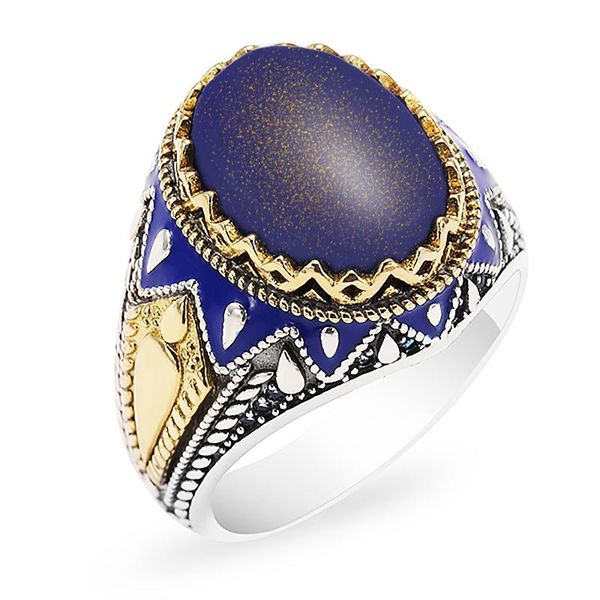 cluster rings punk silver color texture ring for men vintage jewelry gift starry sky blue oval stone water drop enamel, Golden;silver
cluster rings punk silver color texture ring for men vintage jewelry gift starry sky blue oval stone water drop enamel, Golden;silver