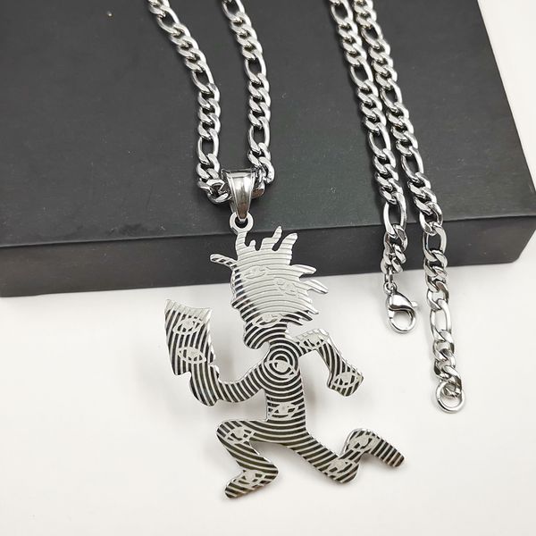 new juggalo hatchetman insane clown posse twiztid abk stainless steel pendant figaro necklace 30inch1285766, Silver
new juggalo hatchetman insane clown posse twiztid abk stainless steel pendant figaro necklace 30inch1285766, Silver
