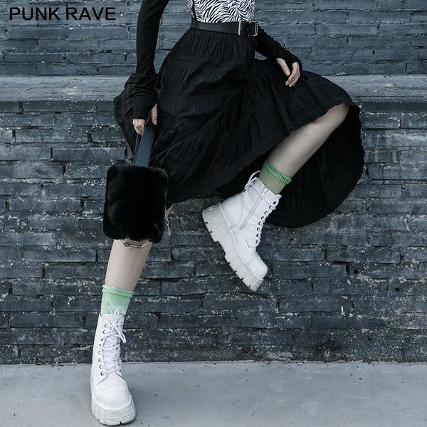 skirts punk rave women's gothic daily irregular hem half elastic waist large flounce casual personality mid-length skirt, Black
skirts punk rave women's gothic daily irregular hem half elastic waist large flounce casual personality mid-length skirt, Black