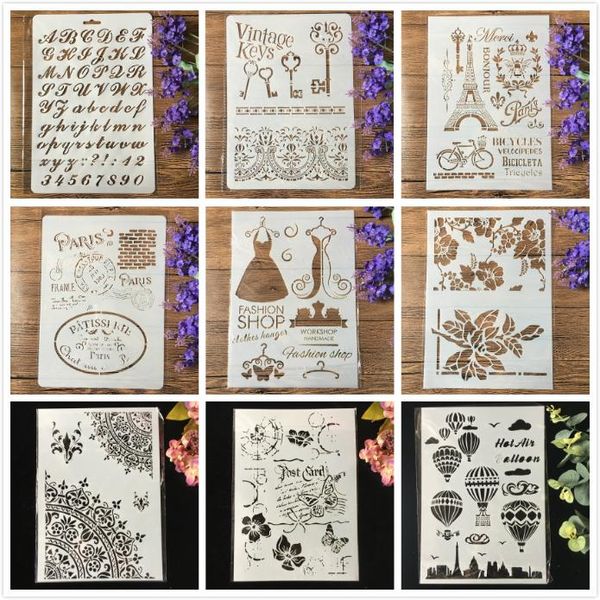 painting supplies 1pcs a4 9 types paris tower alphabet diy craft layering stencils scrapbooking stamping embossing card template
painting supplies 1pcs a4 9 types paris tower alphabet diy craft layering stencils scrapbooking stamping embossing card template