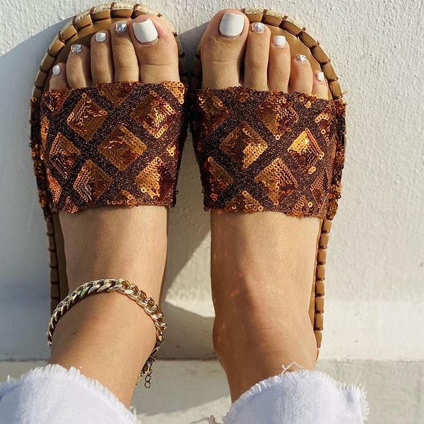 slippers women bling 2021 summer woman sewing flats ladies casual slides female beach shoes women's comfort footwear plus size, Black
slippers women bling 2021 summer woman sewing flats ladies casual slides female beach shoes women's comfort footwear plus size, Black