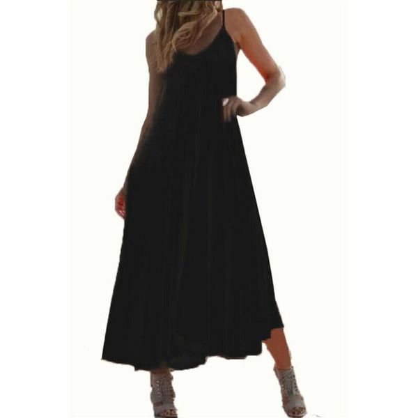 casual dresses vicabo womens swing sleeveless straps dress solid maxi beach stylish vestido feminino woman, Black;gray
casual dresses vicabo womens swing sleeveless straps dress solid maxi beach stylish vestido feminino woman, Black;gray
