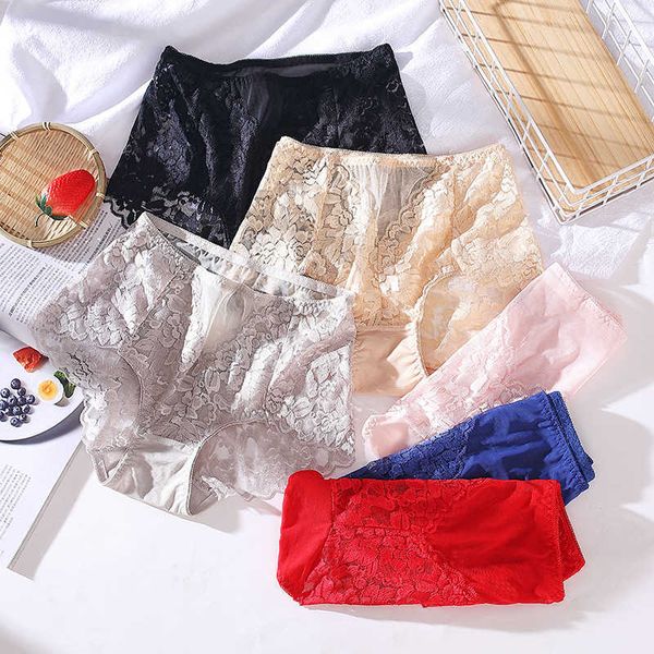 briefs panties medium and high waist lace women's transparent butto raising abdomen closing traceless triangle head, Black;white
briefs panties medium and high waist lace women's transparent butto raising abdomen closing traceless triangle head, Black;white