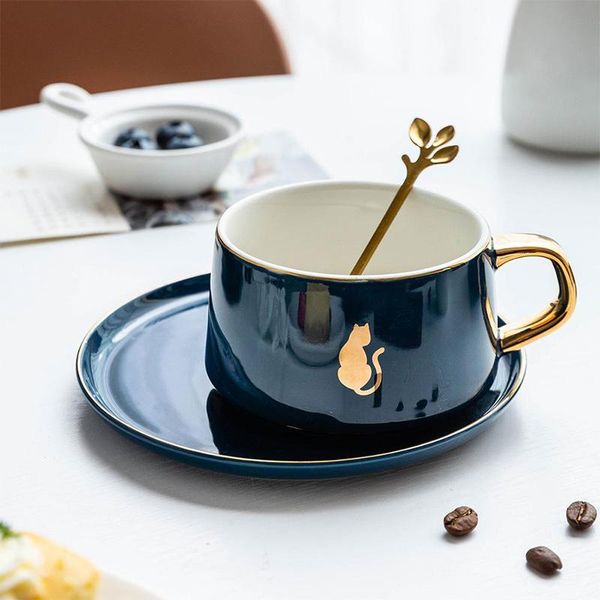 mugs sweethome 225ml nordic style animal coffee cup with dish spoon gold handle breakfast milk juice mug gift for birthday
mugs sweethome 225ml nordic style animal coffee cup with dish spoon gold handle breakfast milk juice mug gift for birthday